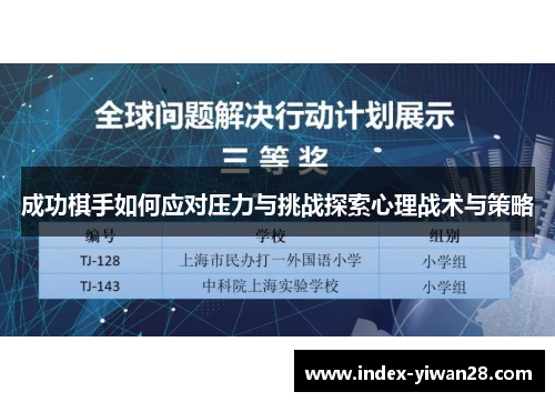 成功棋手如何应对压力与挑战探索心理战术与策略